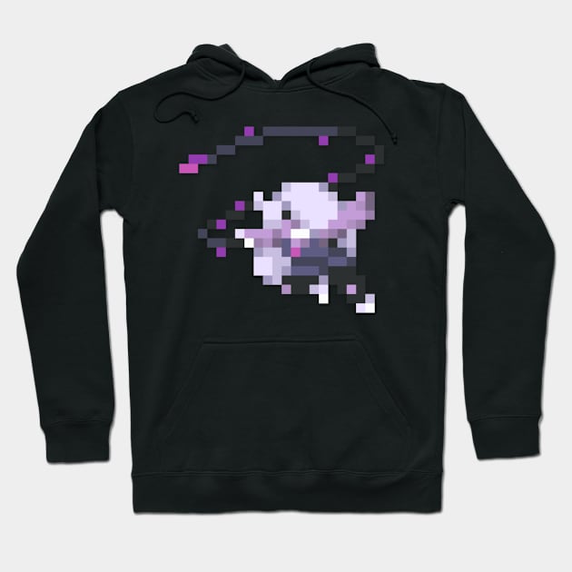 Amethyst low-res pixelart Hoodie by JinnPixel